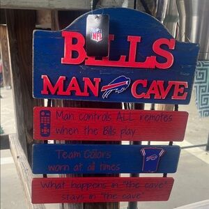 Buffalo Bills Man Cave Sign